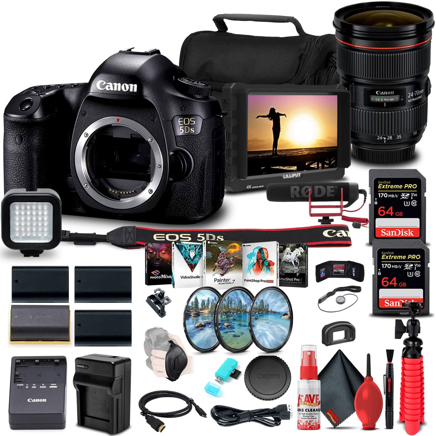 Amazon.com : Canon EOS 5DS DSLR Camera (Body Only) (0581C002) +